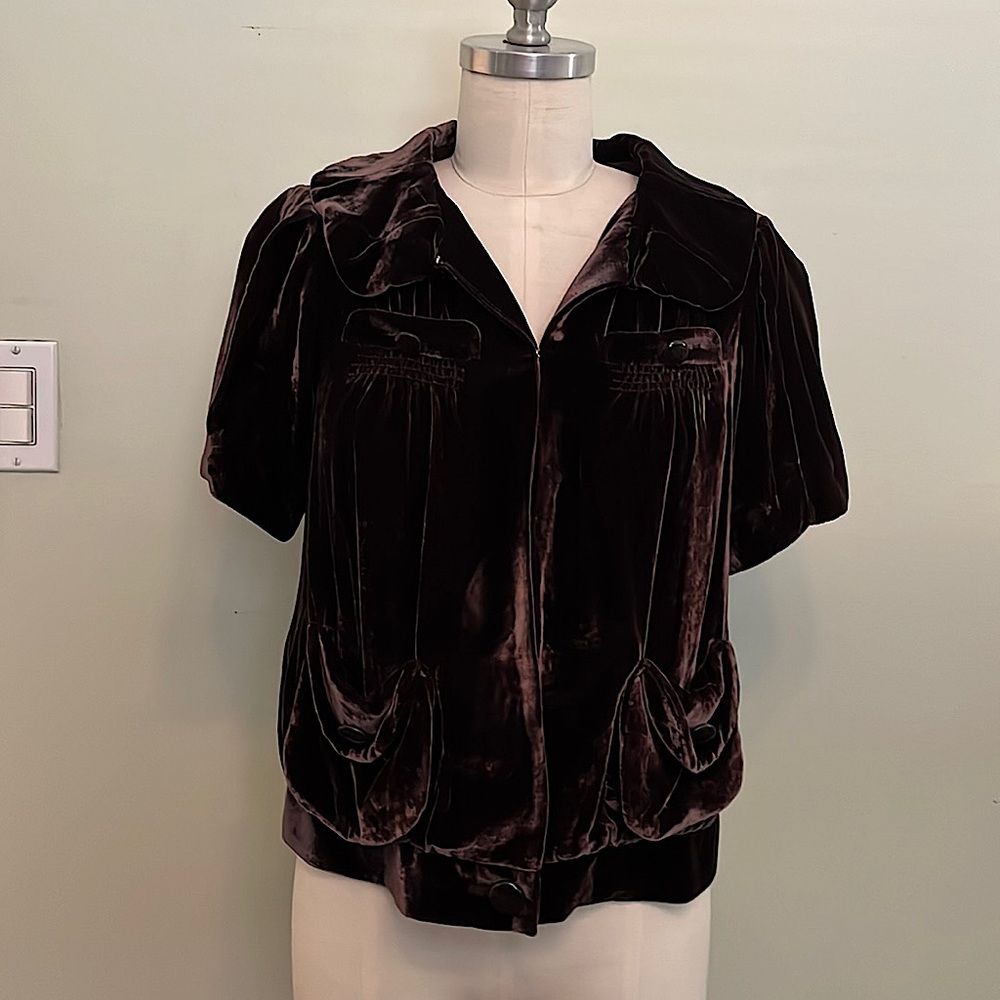 NWT, MARC BY MARC JACOBS WOMAN’S SILK BLEND JACKET, SZ 4